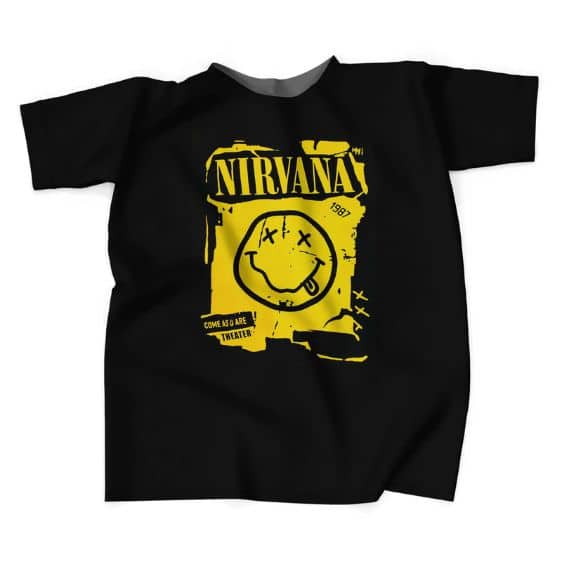 1987 Nirvana Come As You Are Smiley Poster Tee