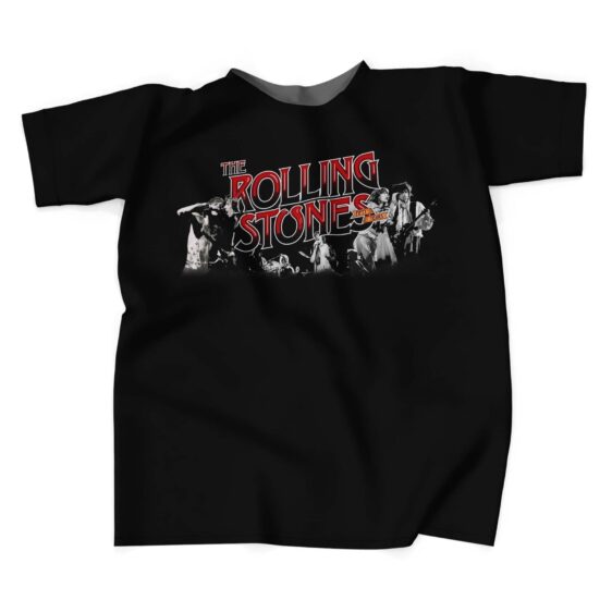 50 Years The Rolling Stones Black T-Shirt