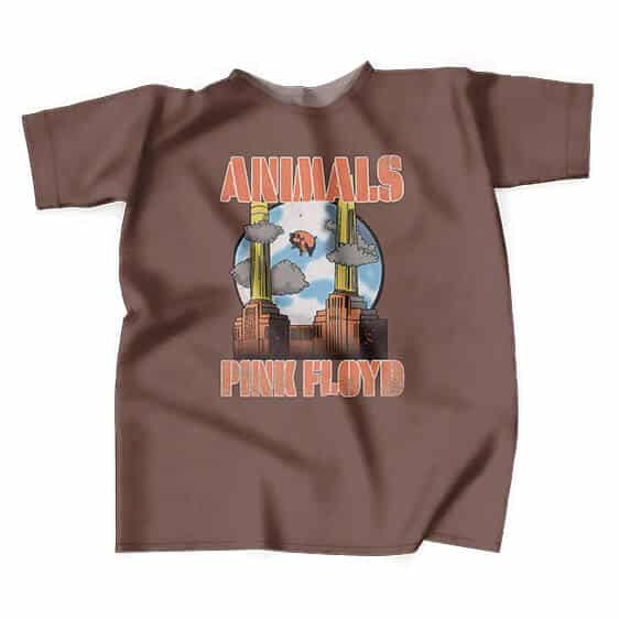 Amazing Pink Floyd Animals Flying Pig T-Shirt