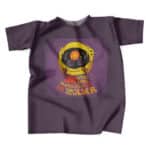 Astronaut in The Galaxy Pink Floyd Purple Tee