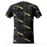Cool Pink Floyd Rainbow Prism Pattern T-Shirt