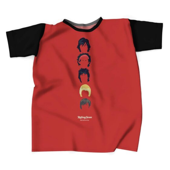 Hair Icon The Rolling Stones Red Shirt