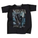 Kurt Cobain With His Guitar Vintage Art Shirt