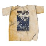 Light Orange Tie Dye The Rolling Stones Shirt