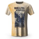 Light Orange Tie Dye The Rolling Stones Shirt