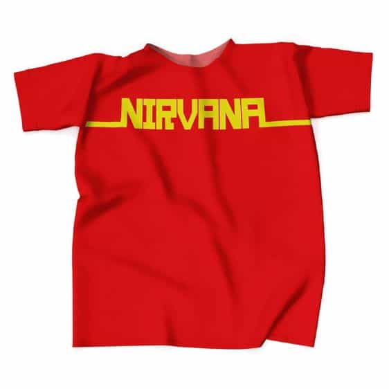 Nirvana Name Logo & Members Color Pop Art Tee