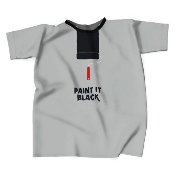 Paint It Black The Rolling Stones Gray Shirt