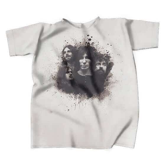 Pink Floyd Band Cover Grayscale Design Shirt