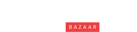 Rock Band Bazaar Website Logo White