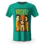 Rock Band Nirvana Pop Art Portrait T-shirt