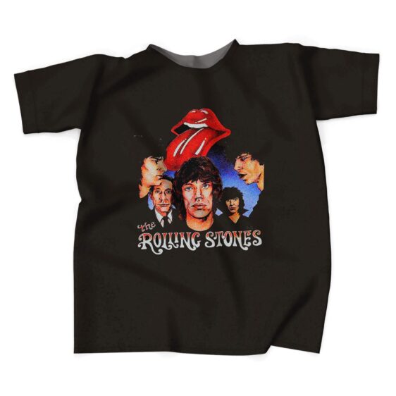 Rock Band The Rolling Stones Art Design Tee