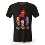 Rock Band The Rolling Stones Art Design Tee