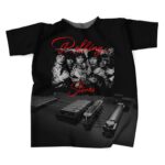 Rock Group The Rolling Stones Black Shirt