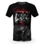 Rock Group The Rolling Stones Black Shirt
