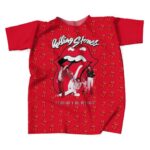 Rock and Roll The Rolling Stones Red T-Shirt