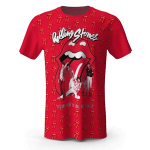 Rock and Roll The Rolling Stones Red T-Shirt