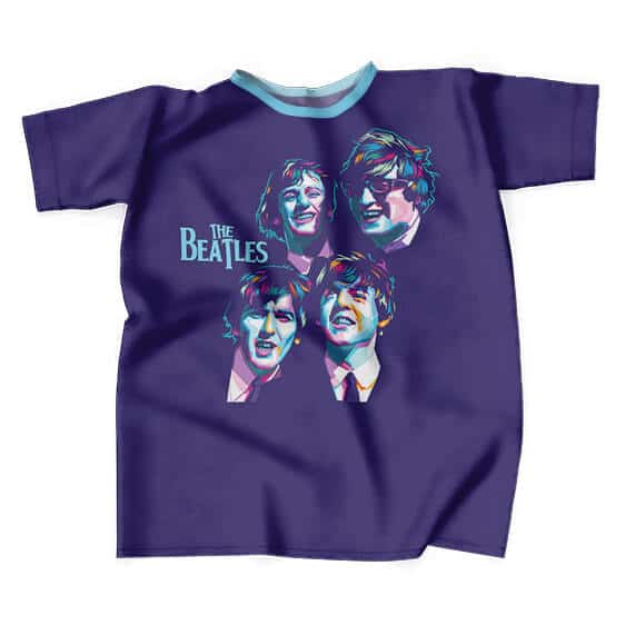 Awesome Retro Colors The Beatles T-shirt
