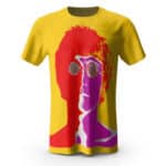The Beatles John Lennon Trippy Yellow Tees