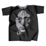 John Lennon The Beatles Silhouette Black Tees