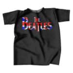 The Beatles Authentic British Flag Logo Shirt