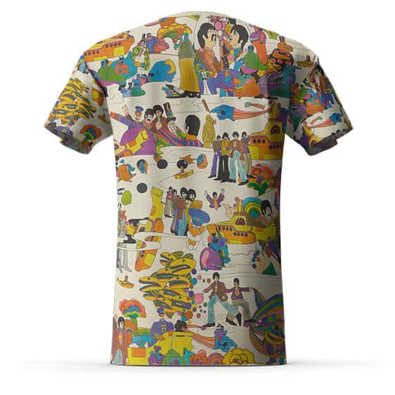 The Beatles Quirky Art Design T-Shirt