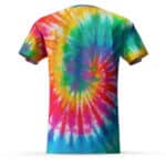 Colorful Tie Dye The Beatles Rock Group Tee