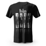 Vintage The Beatles Rock Group Black T-Shirt