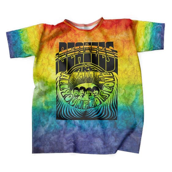 All You Need Is Love The Beatles Tie Dye Shirt