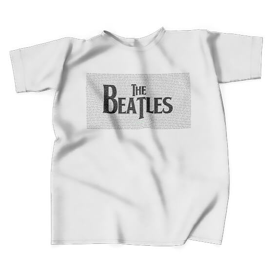 The Beatles Classic Logo White T-Shirt