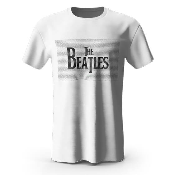 The Beatles Classic Logo White T-Shirt