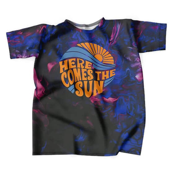Here Comes The Sun The Beatles Black Tee