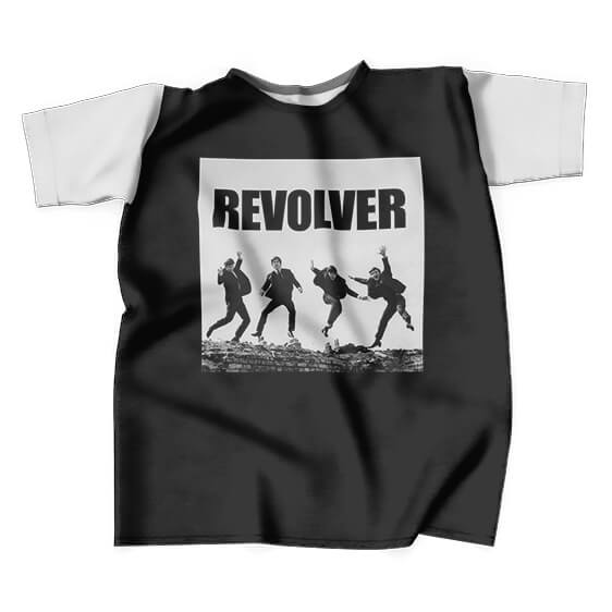 Revolver The Beatles Black Tee