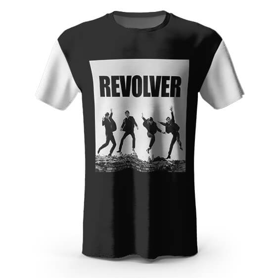 Revolver The Beatles Black Tee
