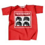 Yesterday The Beatles Red T-Shirt