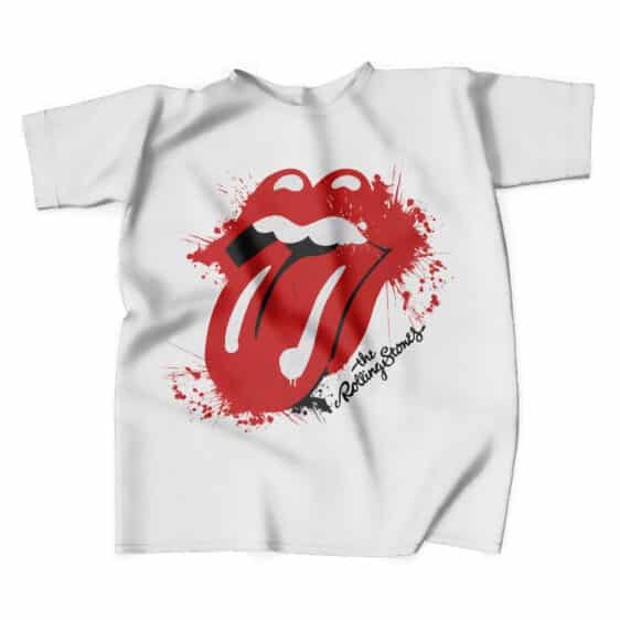 The Rolling Stones Tongue Logo White T-Shirt