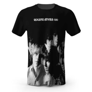 The Rolling Stones 1966 Tour Black Tee