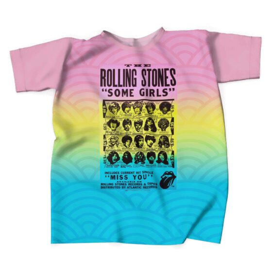 Colorful Tie Dye The Rolling Stones T-Shirt