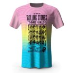 Colorful Tie Dye The Rolling Stones T-Shirt