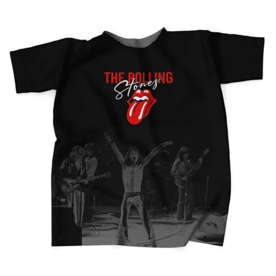 The Rolling Stones Fade Black Shirt