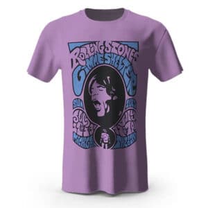 Gimme Shelter The Rolling Stones Purple Tee