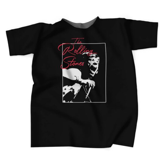 The Rolling Stones Mick Jagger Black T-Shirt