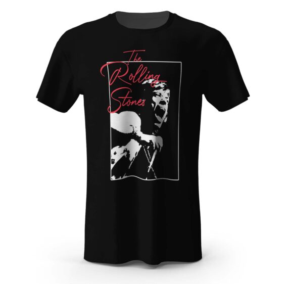 The Rolling Stones Mick Jagger Black T-Shirt