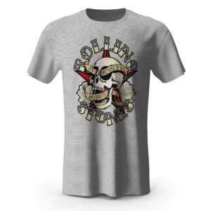 The Rolling Stones Rock and Roll Gray Shirt