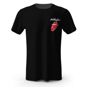 The Rolling Stones Tongue Icon Black Shirt