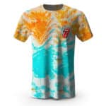 The Rolling Stones Tongue Orange Tie Dye Tee