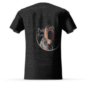 The Wall Abstract Art On Black Pink Floyd Tee