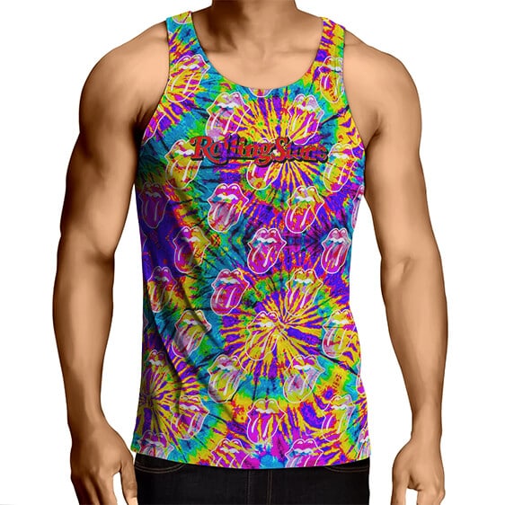 Acid Psychedelic The Rolling Stones Tank Shirt
