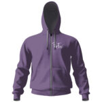 Album Covers Pink Floyd Purple Zip-up Hoodie