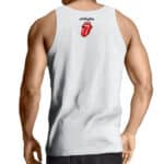 All The Best Mick Jagger White Sleeveless Shirt