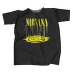 American Band Nirvana Logo Drip Art T-shirt